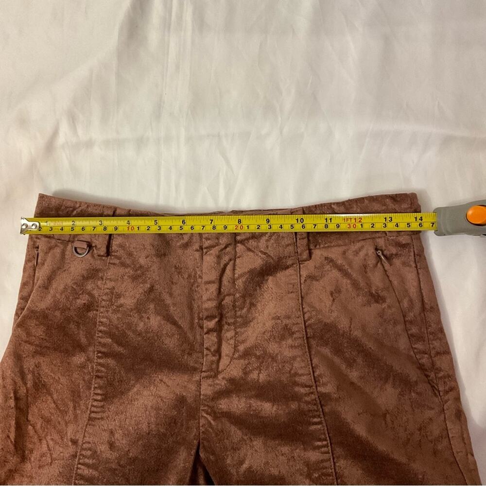 Anthropologie The Essential Slim Brown Pants 0 Casual  Boho Slow Fashion Preppy - Picture 5 of 11